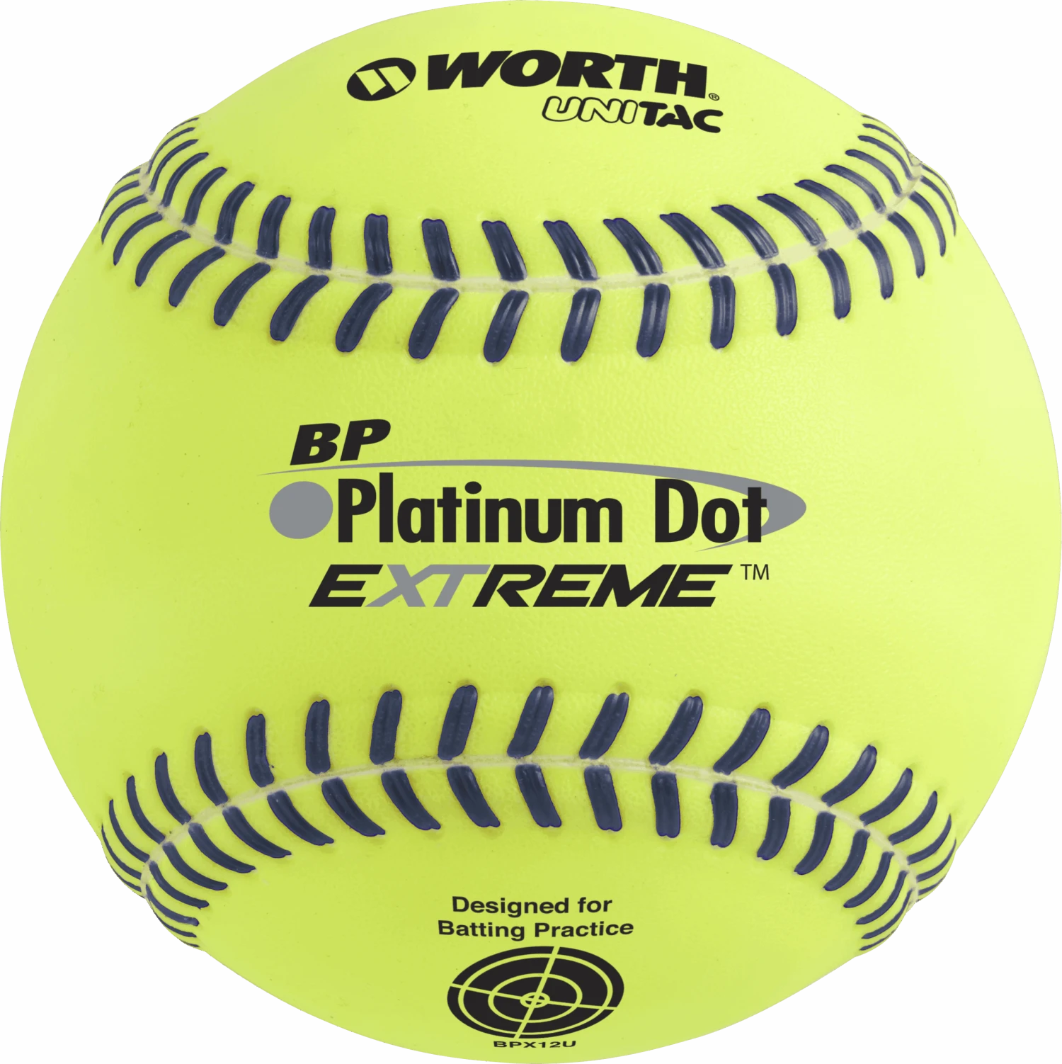 Worth Platinum Dot EXTREME Batting Practice Softballs: BPX12U