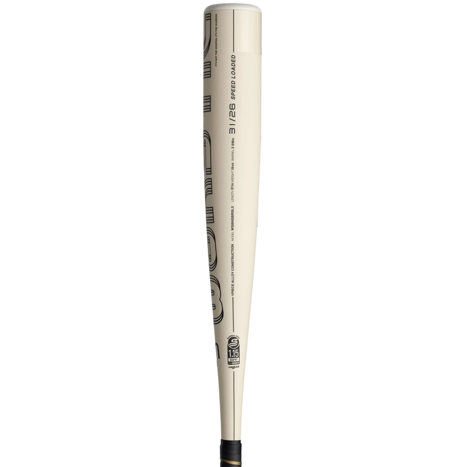 2021 Warstic Bonesaber (-5) USSSA Baseball Bat: MBBSRWH5 - Image 3