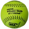 Worth 12" Super Gold Dot NSA Slowpitch Softballs (Dozen): NI12CY