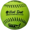 Worth 11" Hot Dot NSA Slowpitch Softballs 52/275 (Dozen): NO11SY