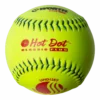 Worth 12" Classic Plus USSSA Hot Dot Slowpitch Softballs (Dozen): UHD12SY