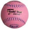 Worth Pink 12" GSL Super Gold Dot Extreme 40/325 Slowpitch Softballs (Dozen): WUC12CPXTG