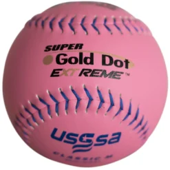 Worth Pink 12" USSSA Super Gold Dot Extreme Classic M 40/325 Slowpitch Softballs (Dozen): WUC12CPXT